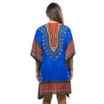 thumbnail image 3 of Riviera Sun African Print Dashiki Caftan for Women (Royal Dashiki, 2X-3X), 3 of 3