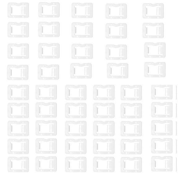 YIGSECU Pack of 50 Outlet Tighteners Secure Loose Socket Prevent Plugs Disconnections Plastic Stabilizers for Electrical Safety