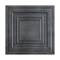 thumbnail image 2 of Great Lakes Tin Detroit Argento 2ft x 2ft Lay In Ceiling Tiles (5 Pack), 2 of 6