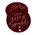 thumbnail image 1 of Inkdotpot Rose Gold Foil Paper Hang Tags Let Love Sparkle Wedding Favor Tags 50 Pieces, 1 of 7