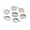 Silver, variant on 10-25mm Round Cabochon Bezel Pendant Settings Blank Tray Jewelry Making Supplies 20Pcs DIY Craft Metal Findings 20PCS
