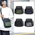 thumbnail image 4 of Bolso bandolera informal de moda para hombre, multicapa, impermeable, de tela Oxford, tipo cartera, bolso de hombro, 2025, 4 of 7