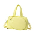 thumbnail image 4 of Bolsa de tenis para gimnasio con correa para el hombro y la mano, impermeable, para viajes, para mujeres y hombres. Amarillo, 4 of 9