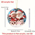 thumbnail image 1 of Christmas Hanging Decoration Christmas Tree Decoration Exquisite House Acrylic Hanging Decoration, 1 of 2