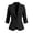Black women blazer jacket a1, variant on Women Collared 3/4 Sleeve Ruched Blazer Slim Fit Office Work Jacket for Women Business Casual Tops Elegant Solid Spring Fall, Red S
