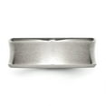 thumbnail image 3 of Stainless Steel Brushed Concave 8mm Beveled Edge Band, 3 of 6