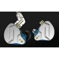 thumbnail image 4 of KZ ZSN Pro 1BA+1DD Hybrid in Ear Earphones Monitor Running Sports Headphones HiFi Bass Metal Wired Earbuds (No Mic, Blue), 4 of 12