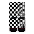 thumbnail image 3 of Function - Chess Board Pieces Pattern Socks, 3 of 4