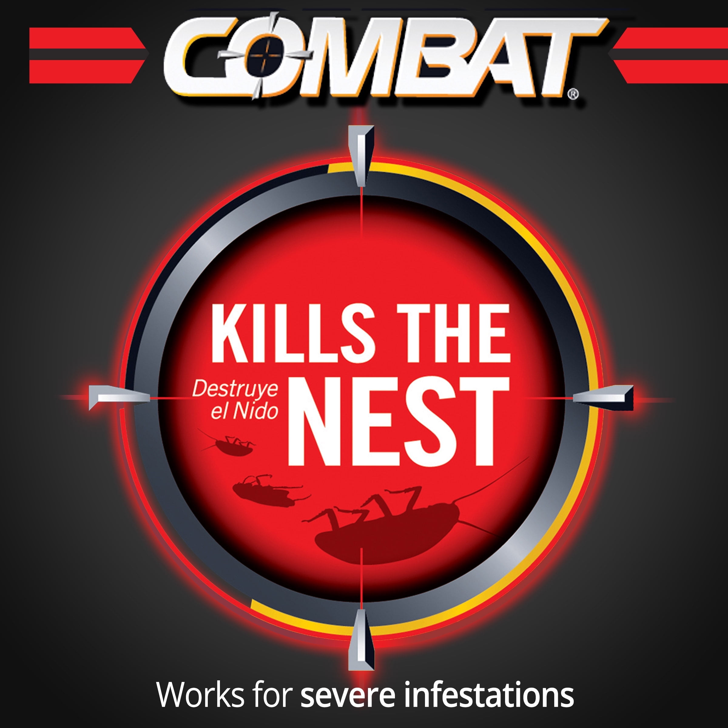 Combat Max Roach Killing Gel for Indoor and Outdoor Use, 1 Syringe, 2.1 Ounces