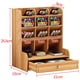 thumbnail image 2 of Organizador de escritorio caja de almacenamiento de bolígrafos organizador de escritorio de oficina de madera Organizador de escritorio de oficina de madera Tidy Pen Pencil Pots ANGGREK Otros, 2 of 8