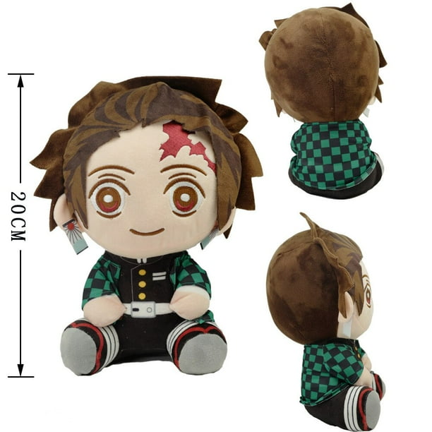 Demon Slayer Anime japonés Tomioka Giyu Kamado Tanjirou Kamado Nezuko Agatsuma Zenitsu juguetes de Peluche muñeca regalo para mujeres, 20cm