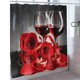 thumbnail image 2 of Decoración De Cristal Rojo Para Baño 72 Ducha 72 Pulgadas De Diseño X Cortina Productos Para Baño, 2 of 3