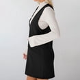thumbnail image 4 of Vestido tipo chaleco de mujer: cuello en V, sin mangas, jersey de punto, bolsillos, elástico, adecuado para otoño/invierno, varias tallas., 4 of 6