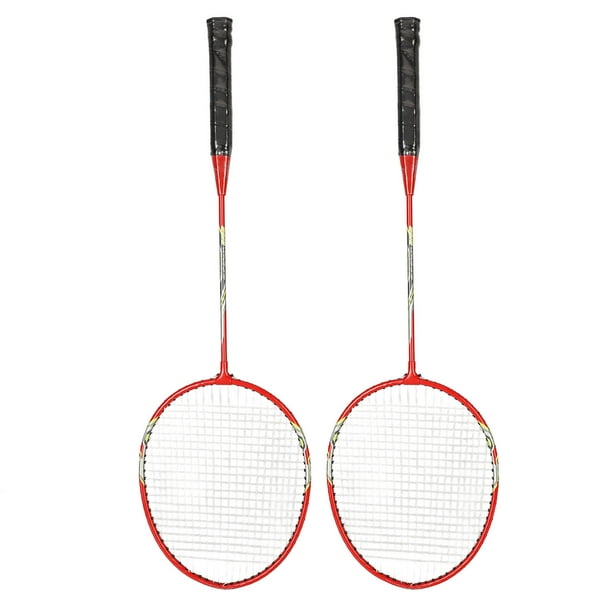 Raqueta De Bádminton, Juego De Raquetas De Bádminton Peso Ligero Agarre Firme Baja Resistencia Al Viento Para Entrenar