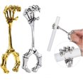 thumbnail image 2 of Soporte para cigarrillos, soporte para anillos para nudillos de 2 piezas, elegante anillo para fumar, apto para mujeres, accesorios para fumar con huesos de mano brillar Electrónica, 2 of 5