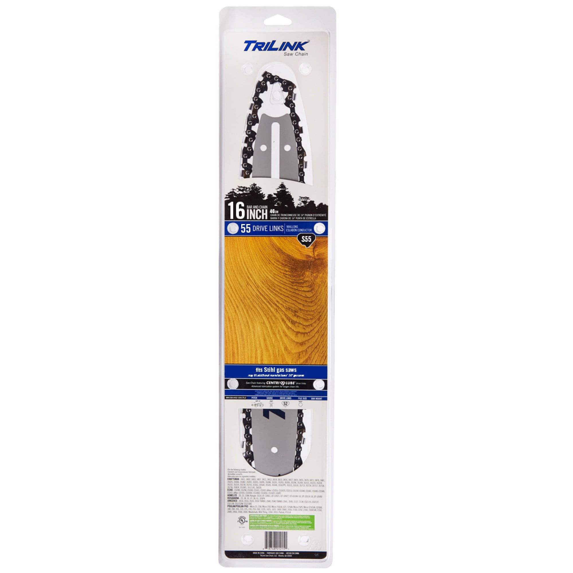 Chainsaw Bar \u0026 Chain Combo 16 inch Mini 