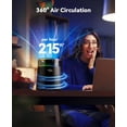 thumbnail image 3 of MSB5W Air Purifier with 3-in-1 HEPA Filter, Allergen Removal, LED Lights, Smart Purificador,Remove 99.97% of Particles and Air Pollution with Extra Replacement Filter, 3 of 10