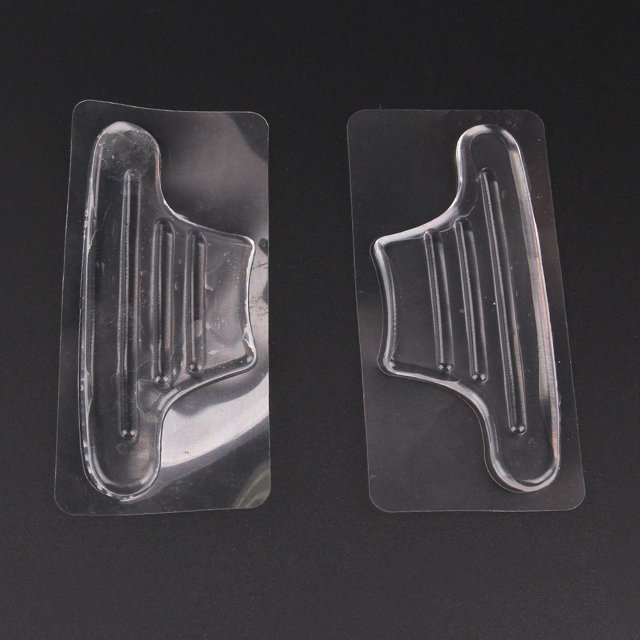 Plantilla de gel de silicona para zapatos, almohadilla para inserciones, almohadilla para talón, forro (transparente) Likrtyny Cuidado Belleza