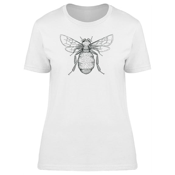 Bumble Bee Sketch T-Shirt Men -Image by Shutterstock, Male Small