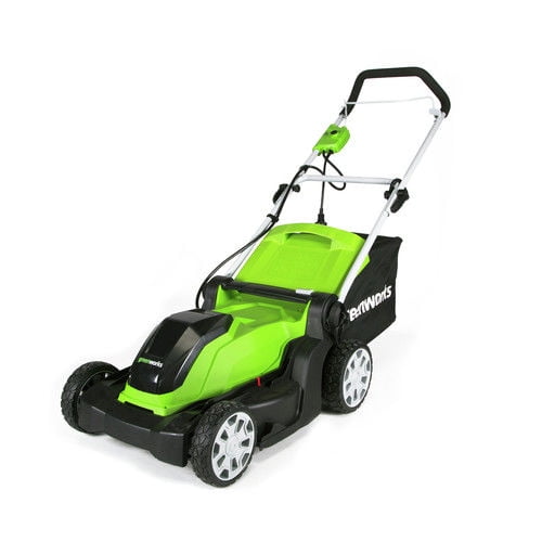 Greenworks 10 Amp 17 in. Corded Electric Walk Behind Lawn Mower
