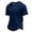 Y5-Navy, variant on Homeyce Men's Stand Collar Henley Shirts Short Sleeve Button Shirts Casual Basic Solid Color T-Shirt Stand Collar Big and Tall Pullover Tees Tops,Gray L