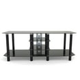 thumbnail image 2 of Ryan Rove RR1004-WS Salerno 60 in. Glass & Metal TV Stand in Black with Cable Management, 2 of 3
