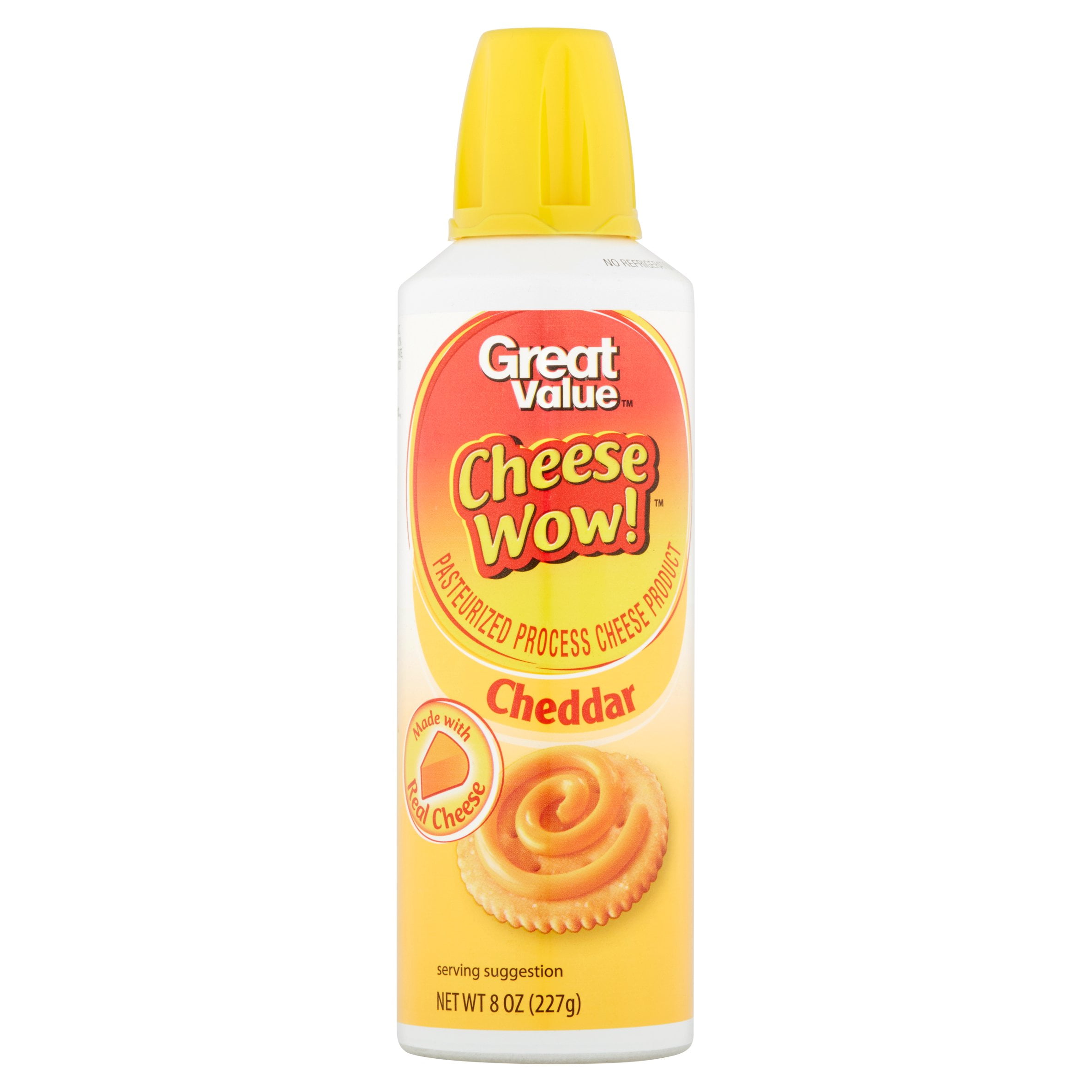 Great Value Cheese Wow Pasteurized Process Cheddar Cheese Product, 8 oz by Wal-Mart Stores, Inc.