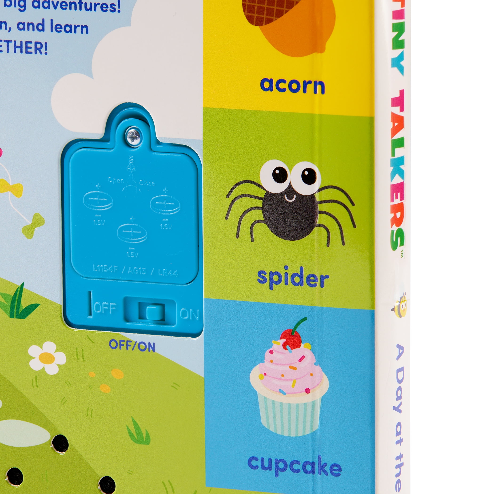 Battat Tiny Talkers a Day at the Park Interactive Button Sound Book Learning Toy for Toddlers 18 Months +