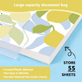 60 PCS Scrapbook Paper Storage Organizer with 120 Sticky Index Tabs for