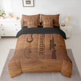 thumbnail image 2 of Homewish Adults Female Men Fishing And Hunting Bedding Comforter Set 7 Pieces,Retro Vintage Aesthetic Full Bedding Set Lightweight,Rustic Lodge Cabin Fitted Sheet Flat Sheet,Luxury Bedroom Decor, 2 of 8
