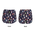 thumbnail image 5 of Lsque Christmas Critters Delight Printed Women's Running Shorts with Liner Pockets,Elastic Quick Dry Workout Athletic Gym Yoga Shorts,Womens High Waist Shorts-, 5 of 9