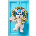 thumbnail image 1 of SIfdSeng Rideau de Porte Lapin de Pâques Suspendu pour la Maison Intérieur Extérieur Fête Festive, 1 of 6