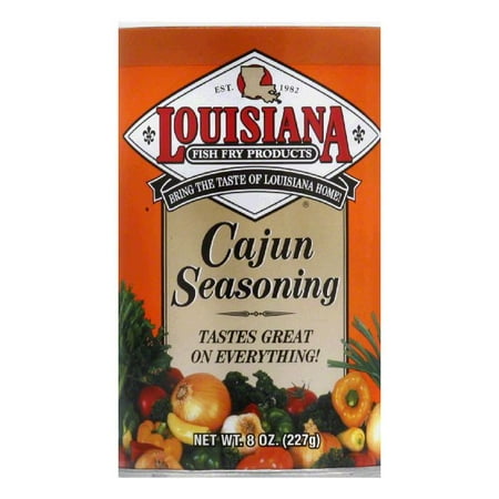 Louisiana Fish Fry Cajun Seasoning, 8 OZ (Pack of