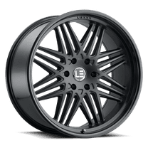 LUXXX LE Alloy Rims LUX LE4 22X10.5 5X127 20 78.1 Gloss Black Lip Matte Black Face