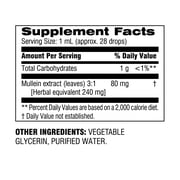 Botanic Choice Mullein Leaf Extract Liquid, Traditional Respiratory & Lung Support Supplements, 1 Fl Oz