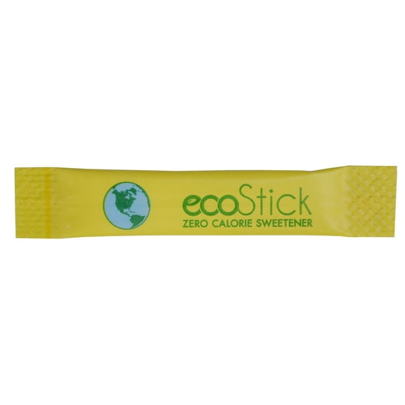Ecostick, Sucralose Yellow Sticks 0.5 g. (200 Count)