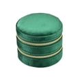 thumbnail image 2 of Estuche de terciopelo Yinane para pendientes y joyas Organizador de 2 capas verde, 2 of 8