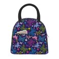 thumbnail image 1 of Easygdp Colorful Butterflies Bolsa de Almuerzo Insulada Grande, Forro de Aluminio, Diseño Espacioso, a Prueba de Fugas, Ideal para Trabajo, Picnics, Viajes y Actividades al Aire Libre, 1 of 6