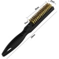thumbnail image 2 of Wire Scratch Brush w/Long Handle for Cleaning Rust Household Appliances Metal Surfaces Paint Remover Durable Wire Brush Wire Scratch Brush with Long Handle for Cleaning Rust Metal Wire Brush Hand, 2 of 5