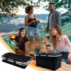 Bolsa de hielo portátil plegable multifuncional para exteriores, ideal para picnics. Mantiene el calor y el frío.