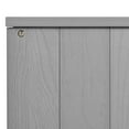 thumbnail image 6 of DWVO Patio Outdoor Bar Table,Wooden Sideboard Counter Table with 2 Doors and Shelves - Storage Cabinet Deck Box - Gray, 6 of 12