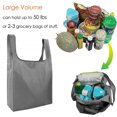 thumbnail image 4 of 2 Pack Reusable Shopping Bags Foldable Large Grocery Bags with Attach Pocket Reusable Tote Bags Machine Washable for Kitchen Shopping, 4 of 9