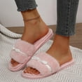 thumbnail image 5 of Wowcloth Woman's Casual Slippers, Fashionable Slip-On with Bowknot Design, Plush-Lined Comfortable Indoor Shoes for Home and Daily Wear, 5 of 9