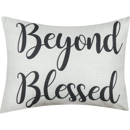 Mainstays Beyond Blessed Decorative Throw Pillow 12 X 16