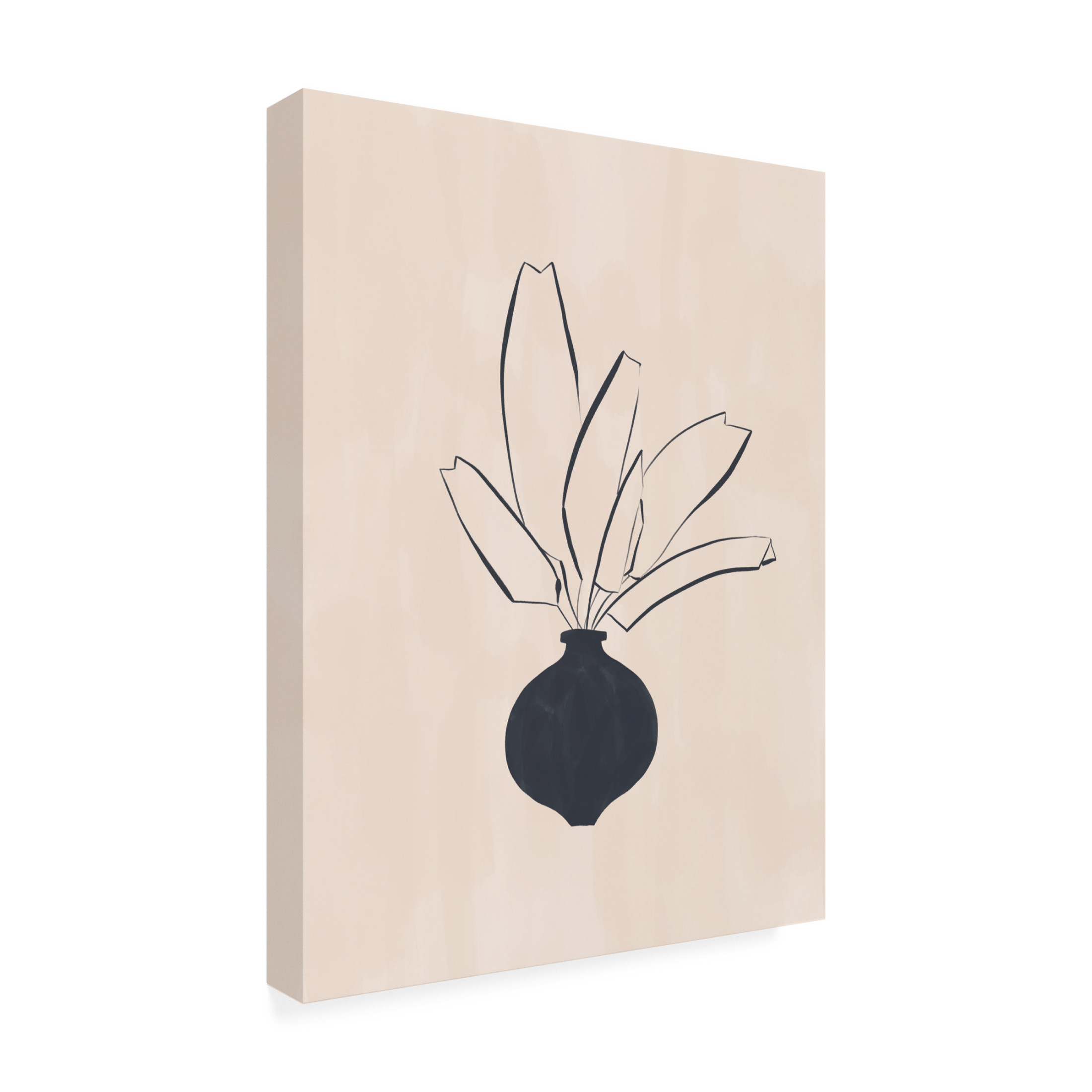 Trademark Fine Art Ivy Green Illustrations Banana Leaf Fase Canvas Wall Art