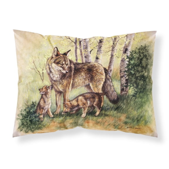 Wolf Wolves by Daphne Baxter Fabric Standard Pillowcase