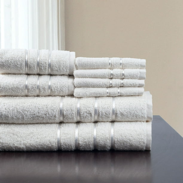 8Piece 100 Cotton Plush Bath Towel Set by Somerset Home