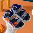 thumbnail image 5 of asdoklhq Boy's Shoes,Toddler Baby Boys Flame Pattern Casual Breathable Kids Cool Non-slip Sandals, 5 of 9