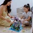 thumbnail image 3 of Kimiangel Architecture Building Sets, 4574 PCS Coloful Mini Building Blocks Sakura Tree House  Micro Blocks Toys Gifts for Kids Adults, Cherry Blossom Tree Building Set, 3 of 7