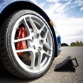 thumbnail image 4 of 2pcs Heavy Duty Wheel Chocks Non Slip Wheel Chocks for Boat Trailers RV Truck, 4 of 9